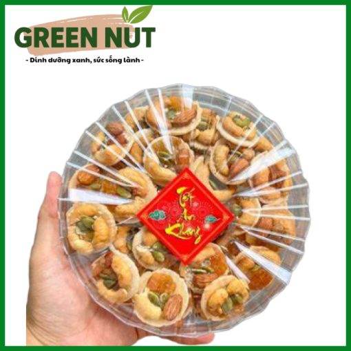 bánh đồng tiền hạt mix 3