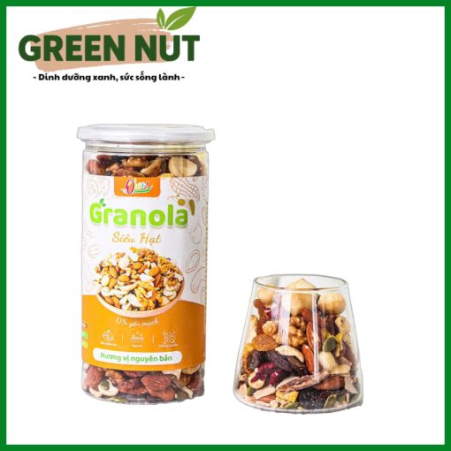 Granola Siêu Hạt Vị Nguyên Bản1