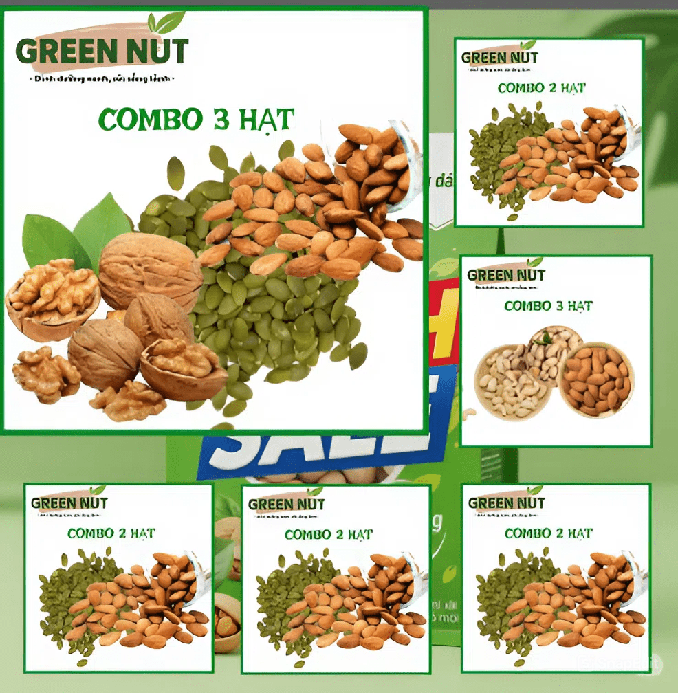 combo hạt dinh dưỡng